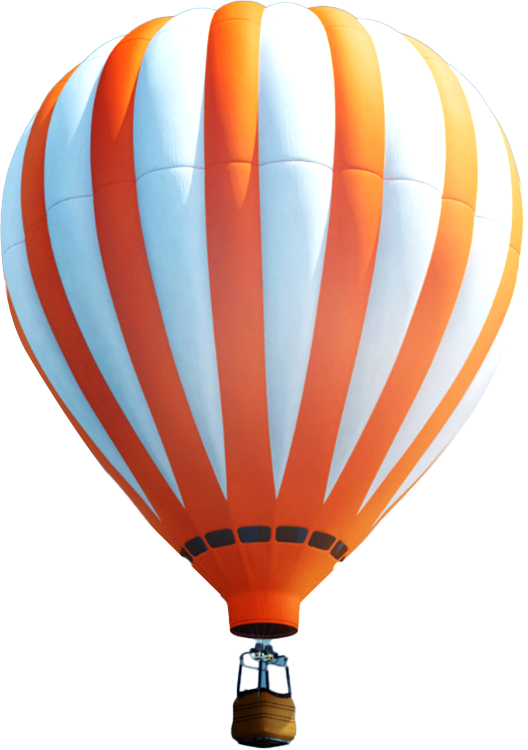 Hot air balloon representing adventure travel packages offered by kreations.life